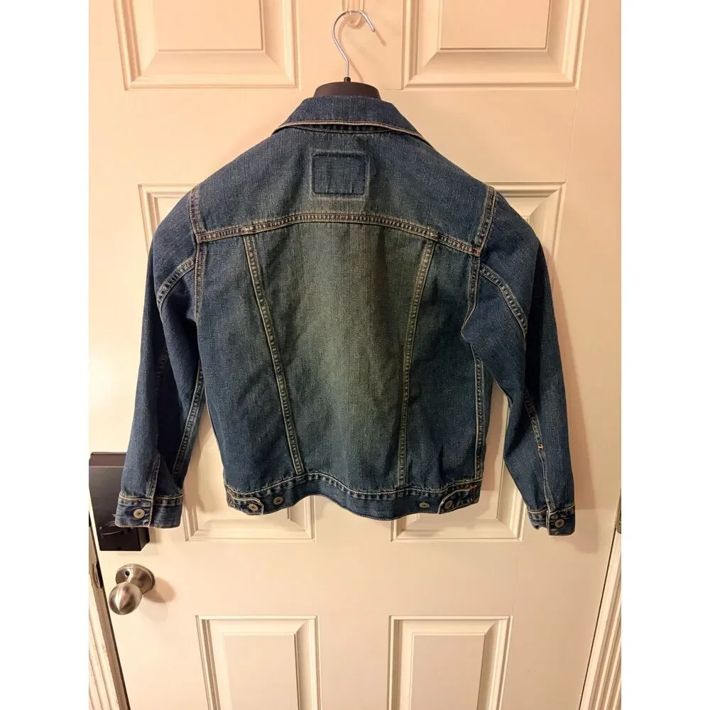 Levis Vintage Denim Trucker Mens Jacket Size Medium Made In USA Blue